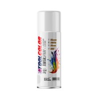Tinta Spray Branco Brilhante Uso Geral ToolColor 400ml