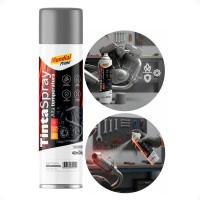 Tinta Spray Alumínio Alta Temperatura Mundial Prime 400ml