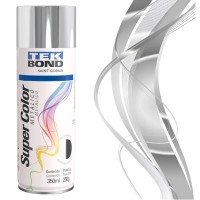 Tinta Aerosol Cromado Metálico Tekbond 350ml