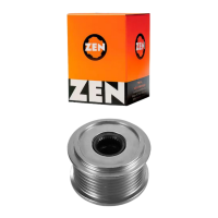 Polia com Roda Livre para Alternador Zen 5452
