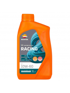 Óleo de Moto Repsol 4t Racing 10w60 Jaso Ma2 Sintético 1L