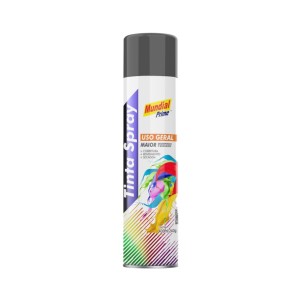 Tinta Spray Cinza Sub Grey Uso Geral Mundial Prime 400ml