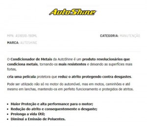 Condicionador De Metais Para Motores 190ml - Similar Militec