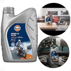 Óleo para Moto Gulf 4T Plus 10W30 SL Jaso Ma2 Pride 1L